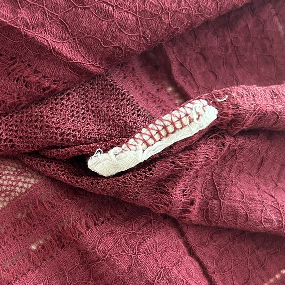 Denim & Supply Ralph Lauren Stretch-Lace Scoop Neck Henley ASO Katherine Pierce - Picture 6 of 9